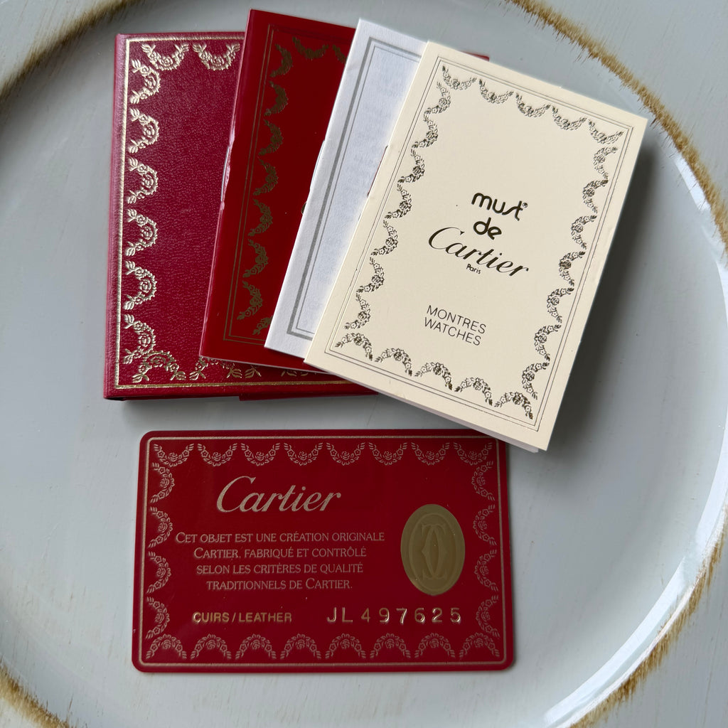 Cartier カルティエ マストタンク LMトリニティミラー文字盤 クォーツ腕時計