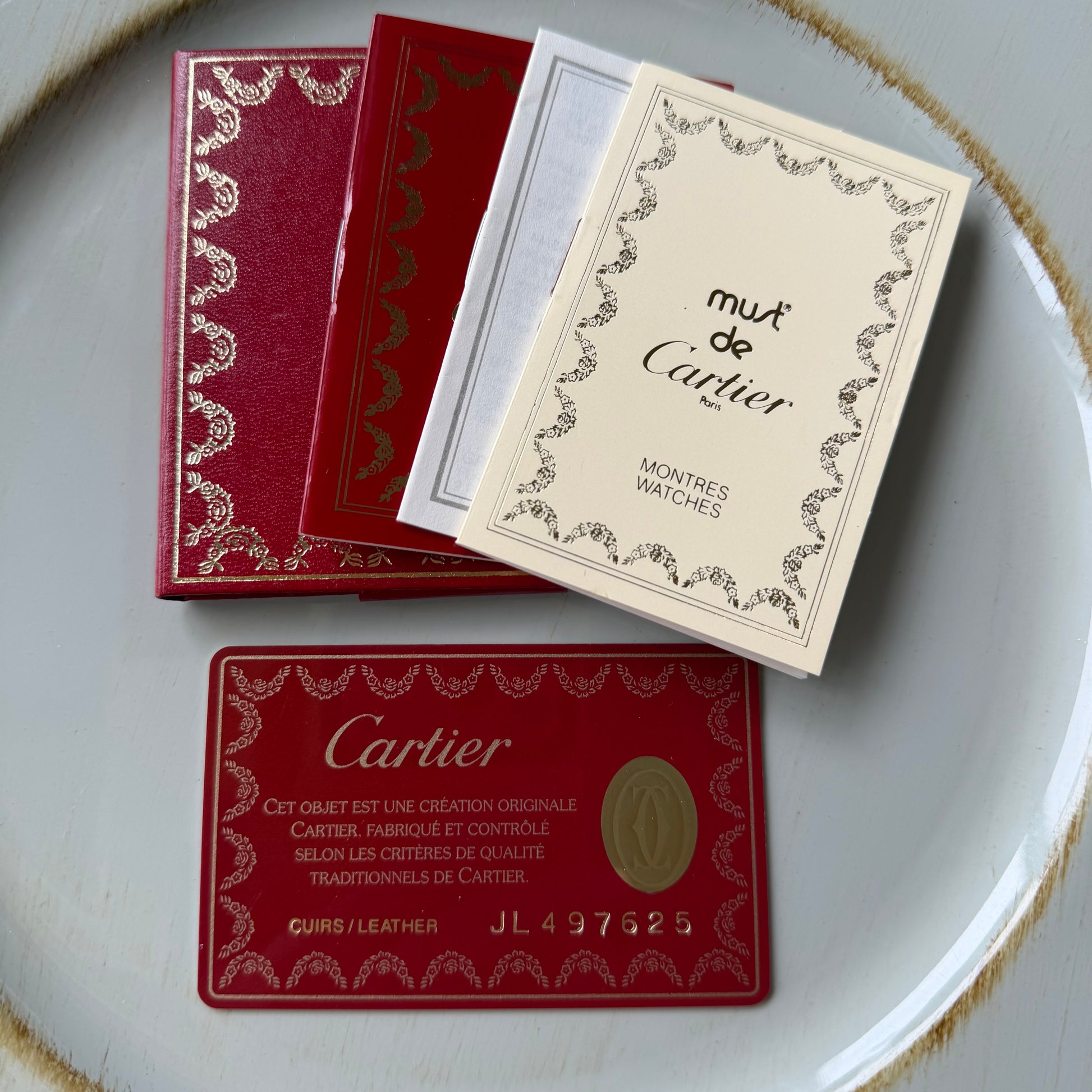 Cartier カルティエ マストタンク LMトリニティミラー文字盤 クォーツ腕時計
