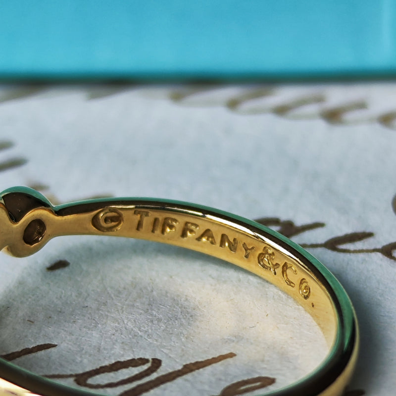 【オールドティファニー】TIFFANY&Co
ティファニー オープンハート ダイヤモンド リング