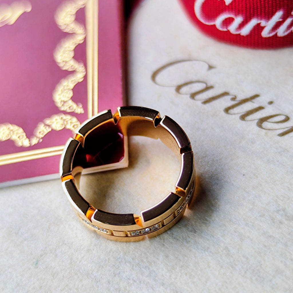 Cartier カルティエ タンクフランセーズ ダイヤモンド K18PG 47