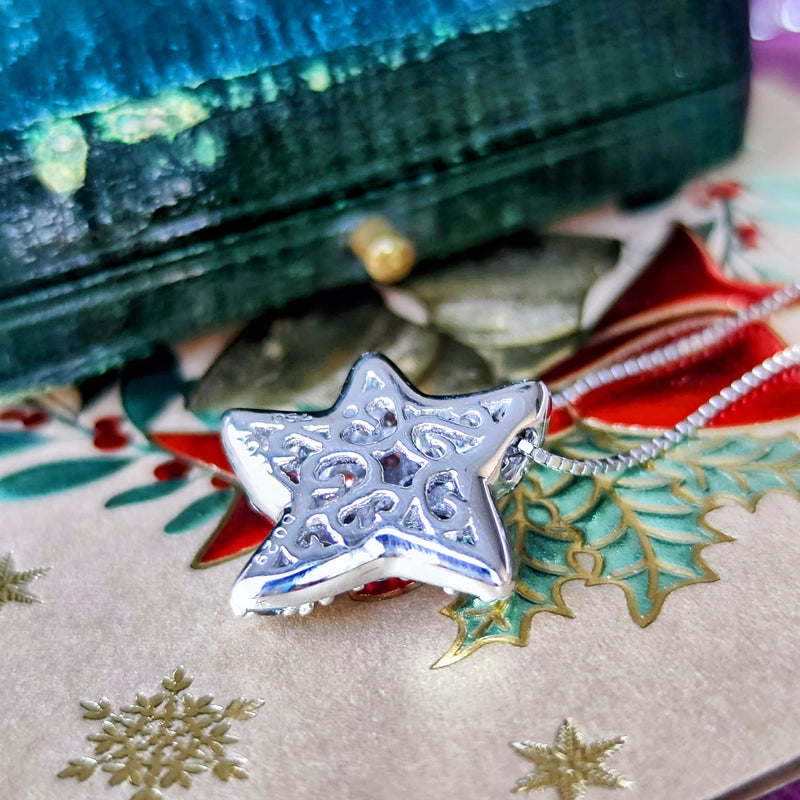 天然アレキサンドライト パヴェセッティング 天然ダイヤモンド ネックレス 18金WG