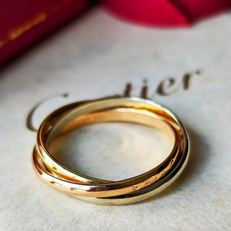 Cartier カルティエ トリニティリング 18金 12号