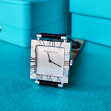 TIFFANY &Co ティファニー ATLAS アトラス スクエア型 ボーイズ クォーツ腕時計