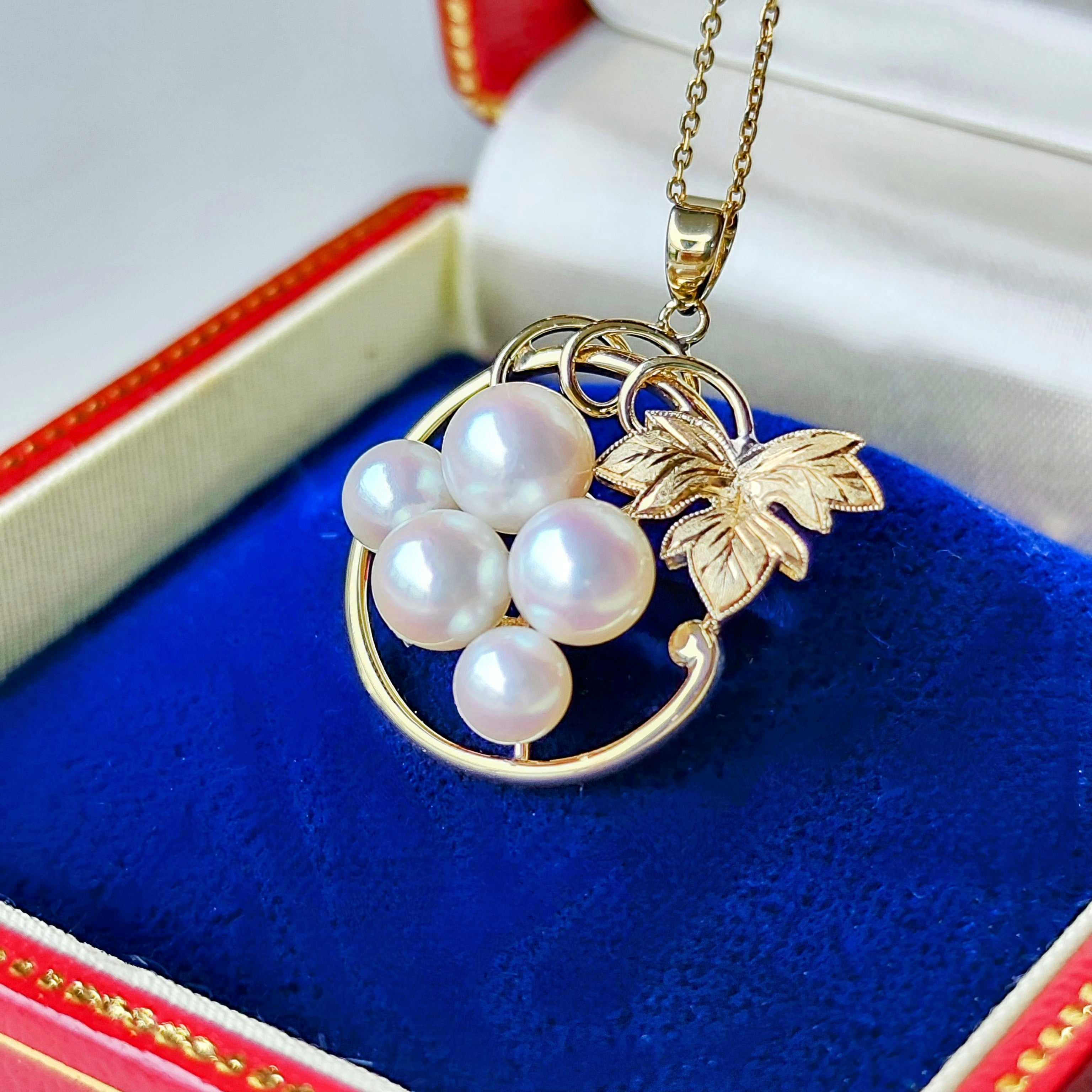 オールドミキモト 】MIKIMOTO ミキモト あこや真珠 14金 ペンダント