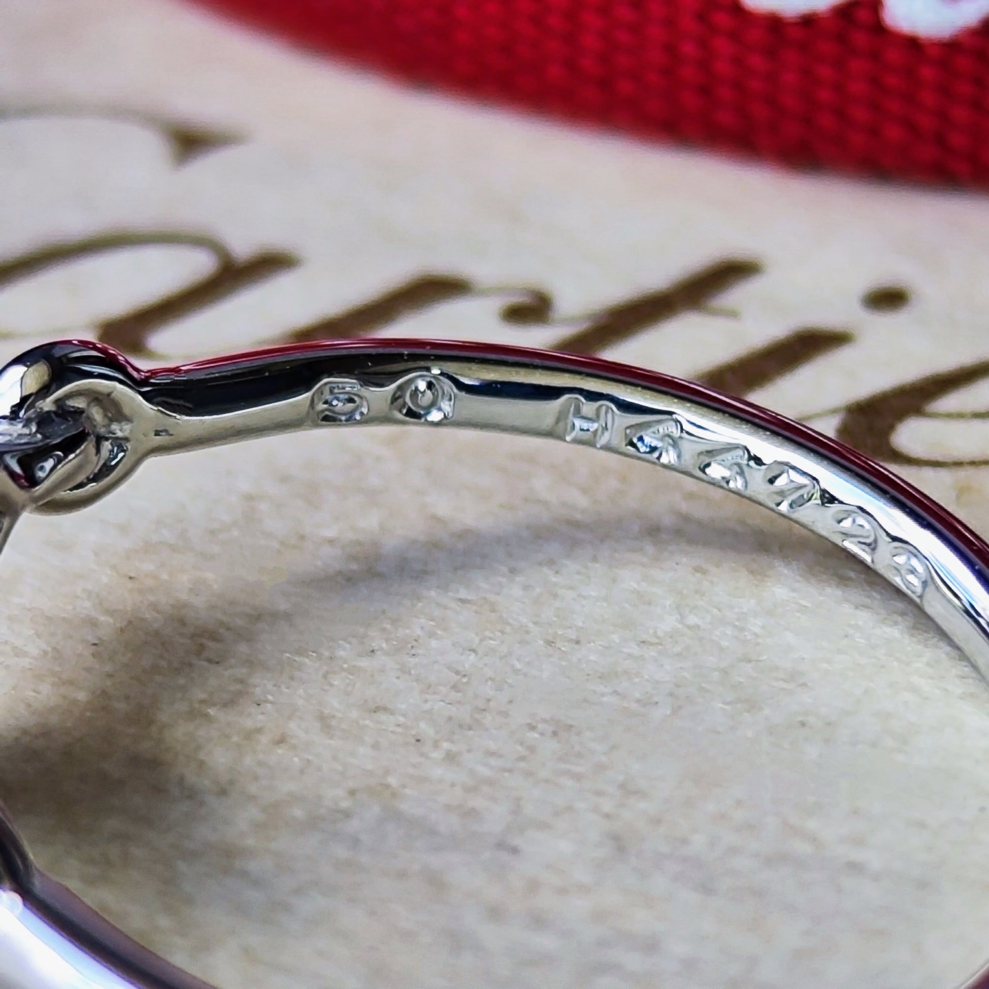 【Vintage Cartier】カルティエ ヒンドゥリング 18金WG 50