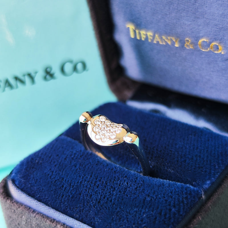 TIFFANY&Co ティファニー ビーン ダイヤモンドリング