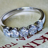 MIKIMOTO ミキモト 天然ダイヤモンド 0.74ct ハーフエタニティリング