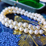 MIKIMOTO ミキモト あこや真珠 2連 ヴィンテージ ブレスレット