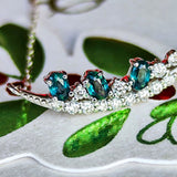 【初期の頃のルース】天然グランディディエライト 天然ダイヤモンド ネックレス