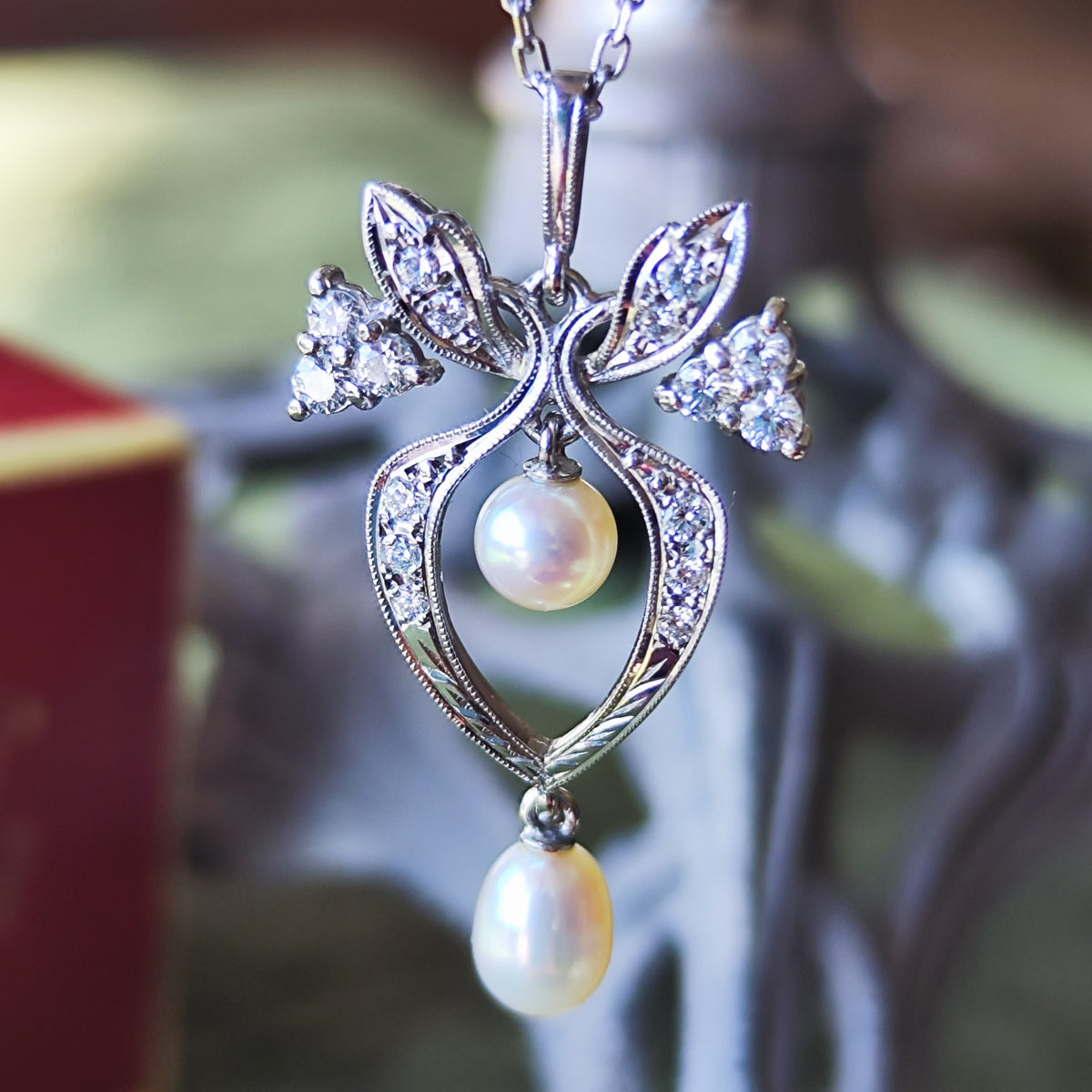 MIKIMOTO ミキモト あこや 淡水真珠 プラチナネックレス