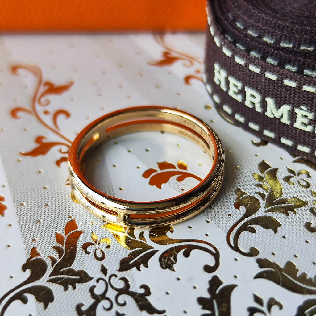HERMES エルメス アリアンヌ 18金PG 51