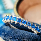 天然アウイナイト 天然ダイヤモンド リング