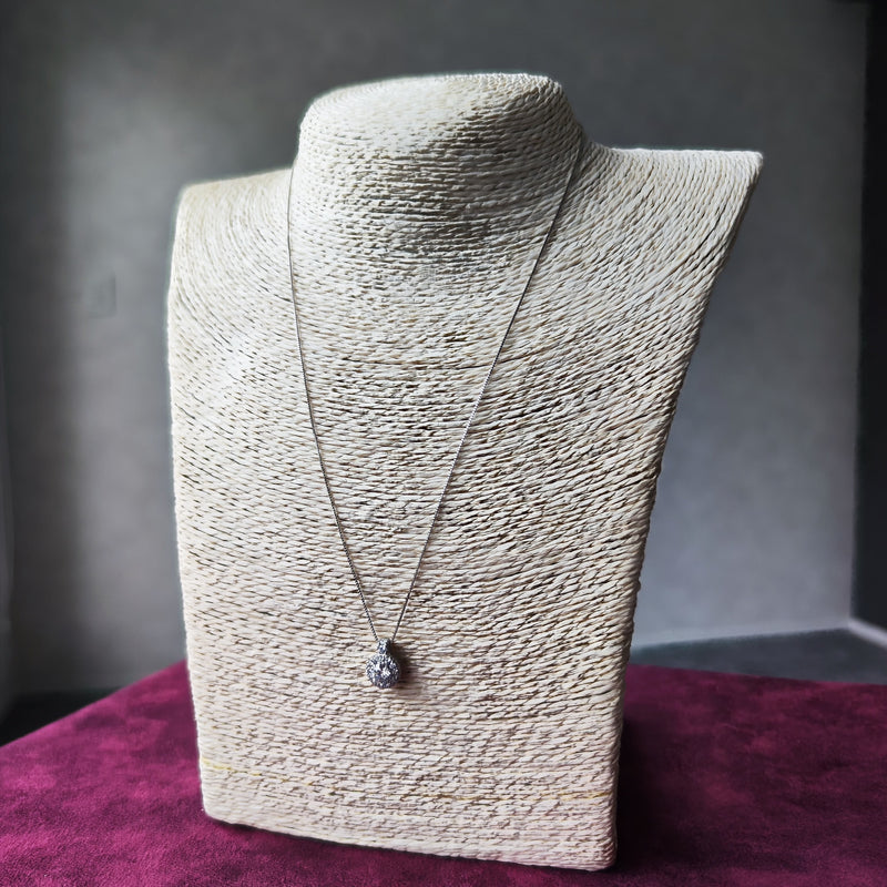 【最高級品質】天然ダイヤモンド0.56ct フローレス Dカラー ネックレス GIA鑑定書付き