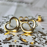 TIFFANY &Co ティファニー オープンハート ピアス 18金YG