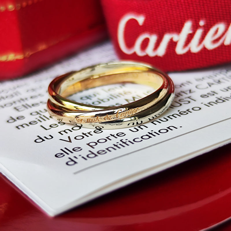 Cartier カルティエ トリニティリング 18金 12号