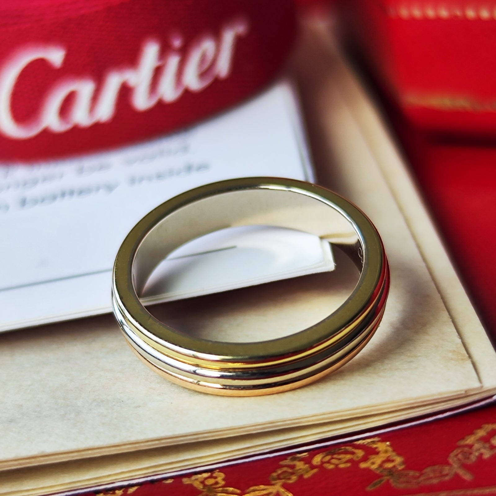 【新品仕上げ】カルティエ　ヴァンドーム　スリー ゴールド　リング　10号 Cartier カルティエ ヴァンドーム スリーカラー リング 10号 – Mico宝飾店