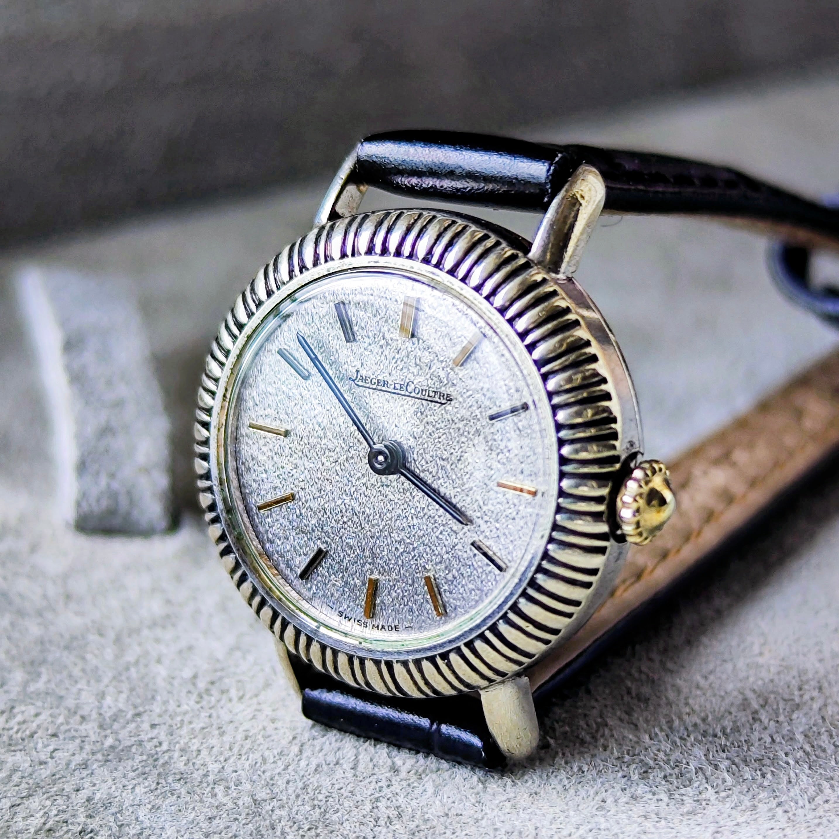 OH済み】JAEGER LE COULTRE ジャガー・ルクルト ラウンド 銀無垢 手