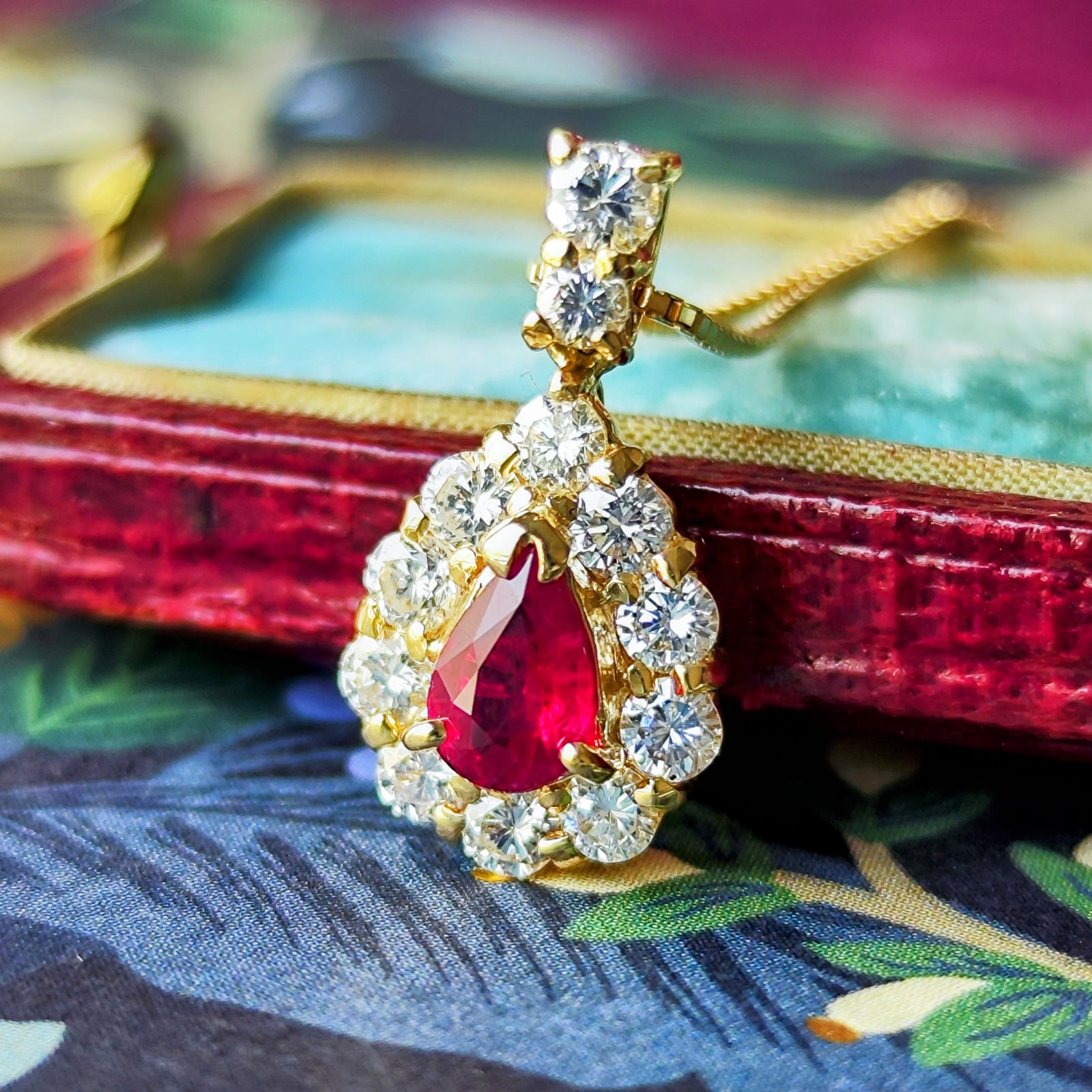 【美品】ビルマ産 ルビー 0.48 天然 ダイヤモンド ビルマ産】天然ルビー 天然ダイヤモンド ネックレス GIA – Mico宝飾店