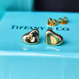 TIFFANY &Co ティファニー フルハート 18金ピアス