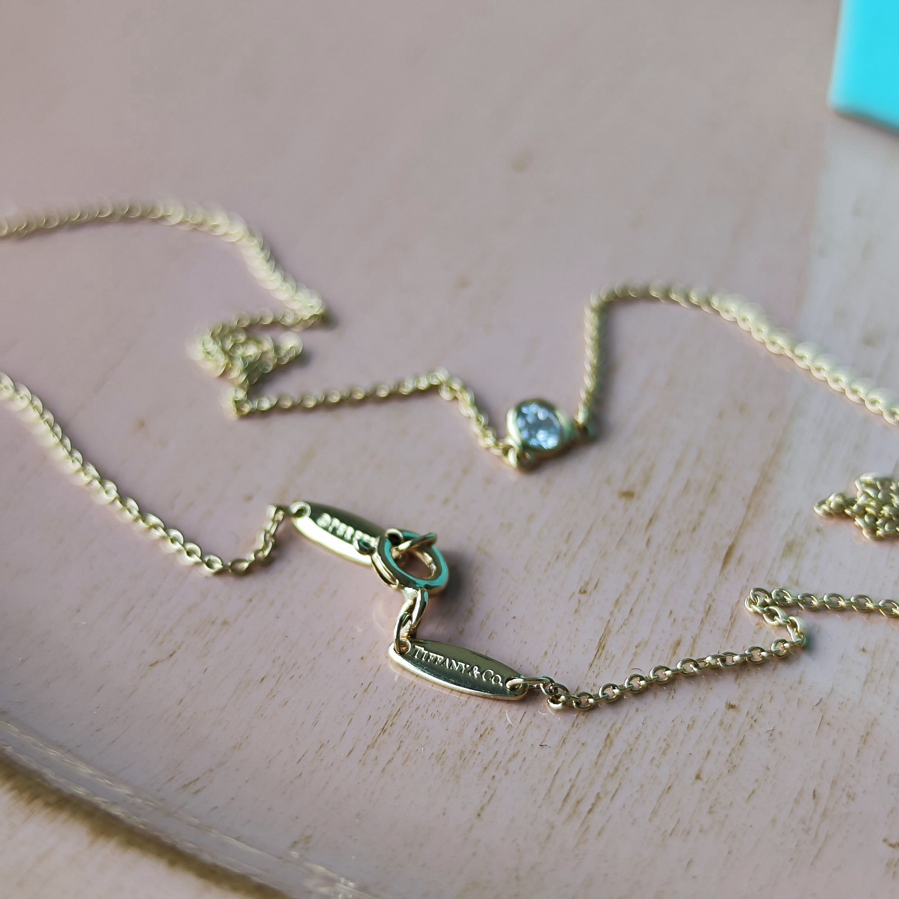 TIFFANY &Co ティファニー バイザヤード ダイヤモンド ネックレス