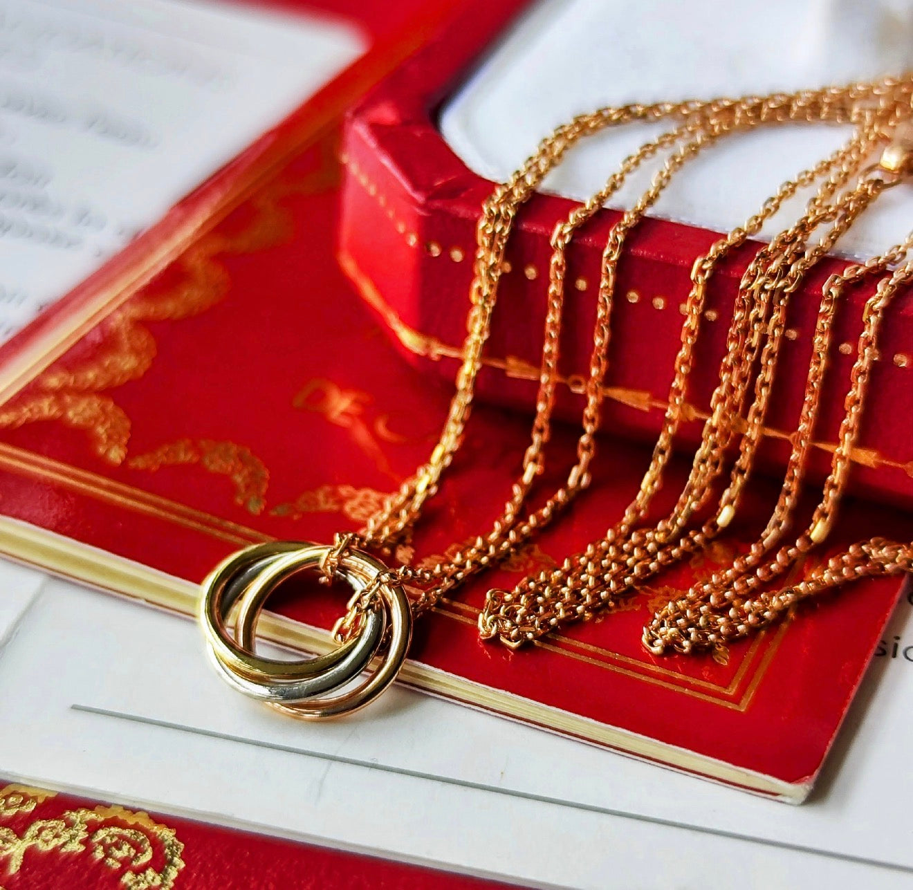Cartier カルティエ トリニティ ミニモデル ネックレス