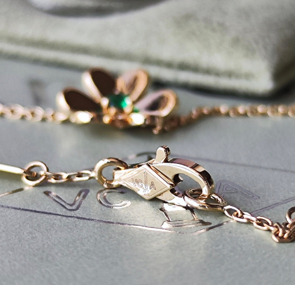 Van Cleef & Arpels ヴァンクリーフ&アーペル フリヴォル ミニ エメラルド ブレスレット