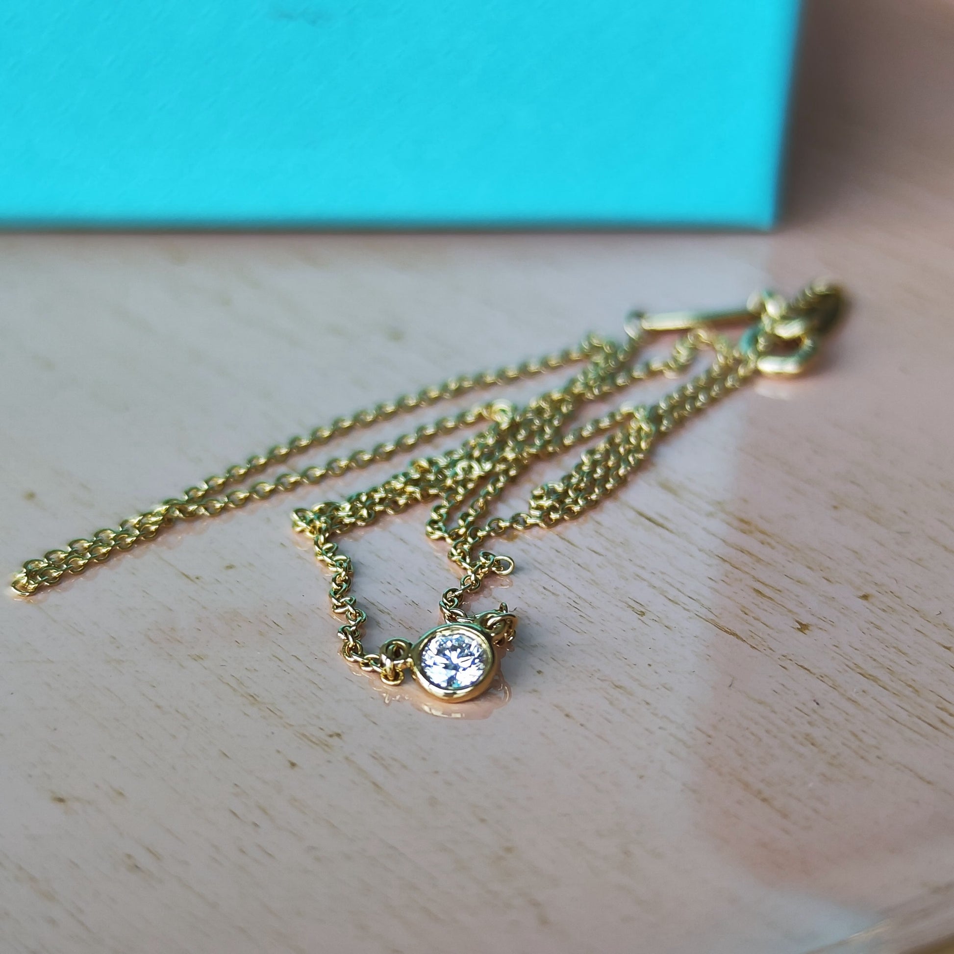 TIFFANY &Co ティファニー バイザヤード ダイヤモンド ネックレス