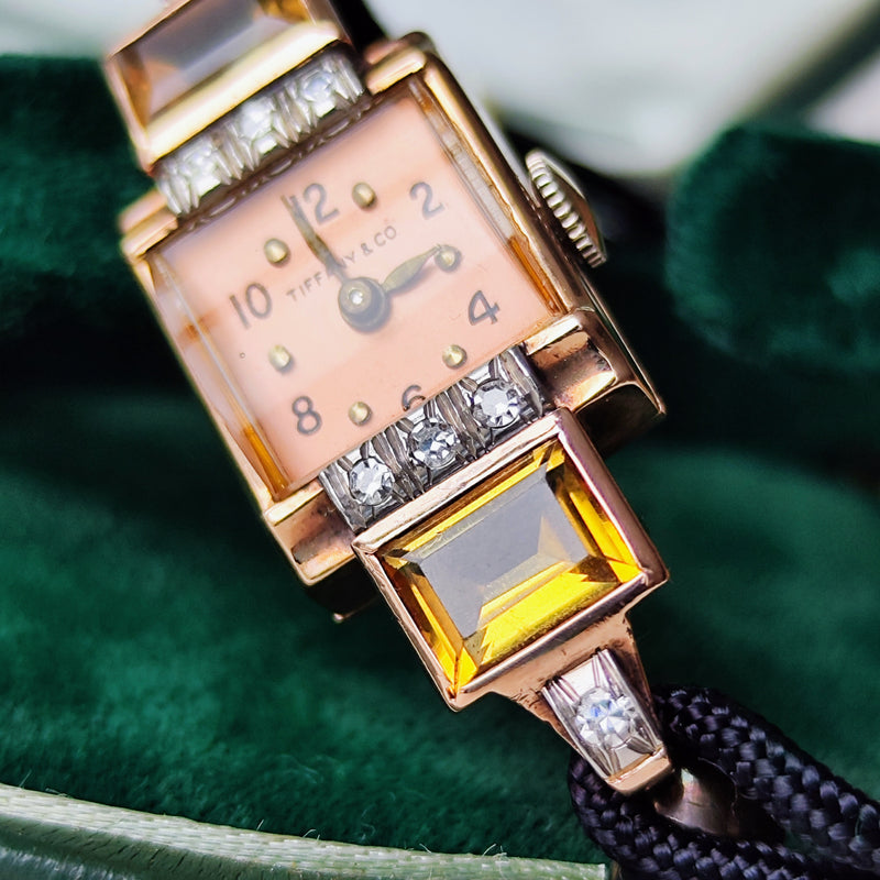 【OH済み】TIFFANY&Co ティファニー 1940年代 アンティーク腕時計