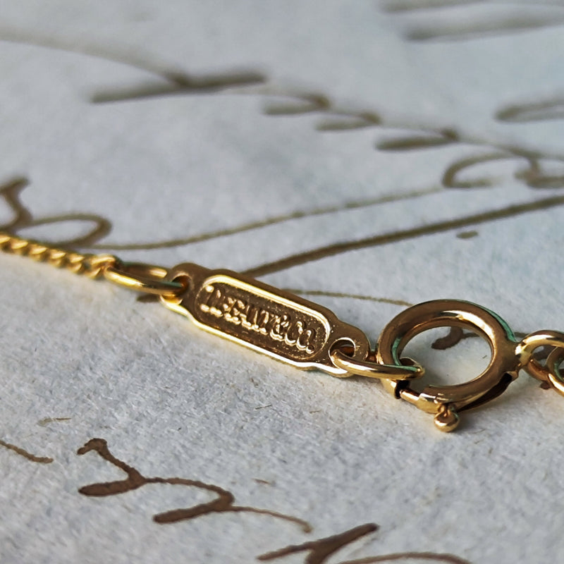 TIFFANY &Co ティファニートリプルラウンドネックレス ダイヤモンド 18金YG