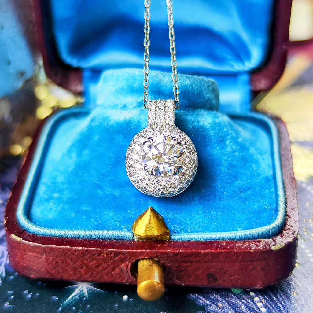 【インターナリーフローレス】天然ダイヤモンド 0.51ct Dカラー 3EX ネックレス