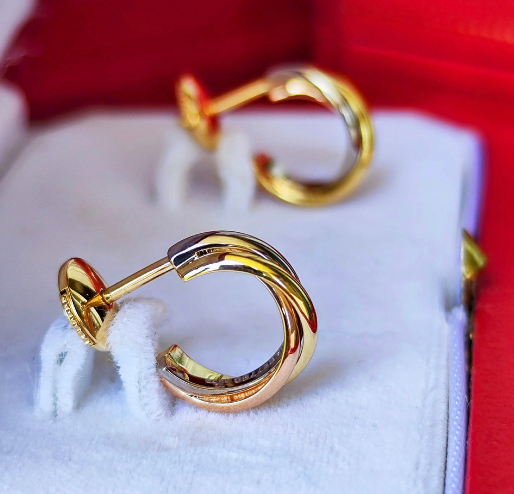 Cartier カルティエ トリニティピアス