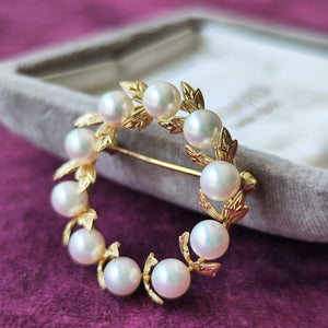 MIKIMOTO ミキモト あこや真珠 鍵のモチーフ フルールドリス