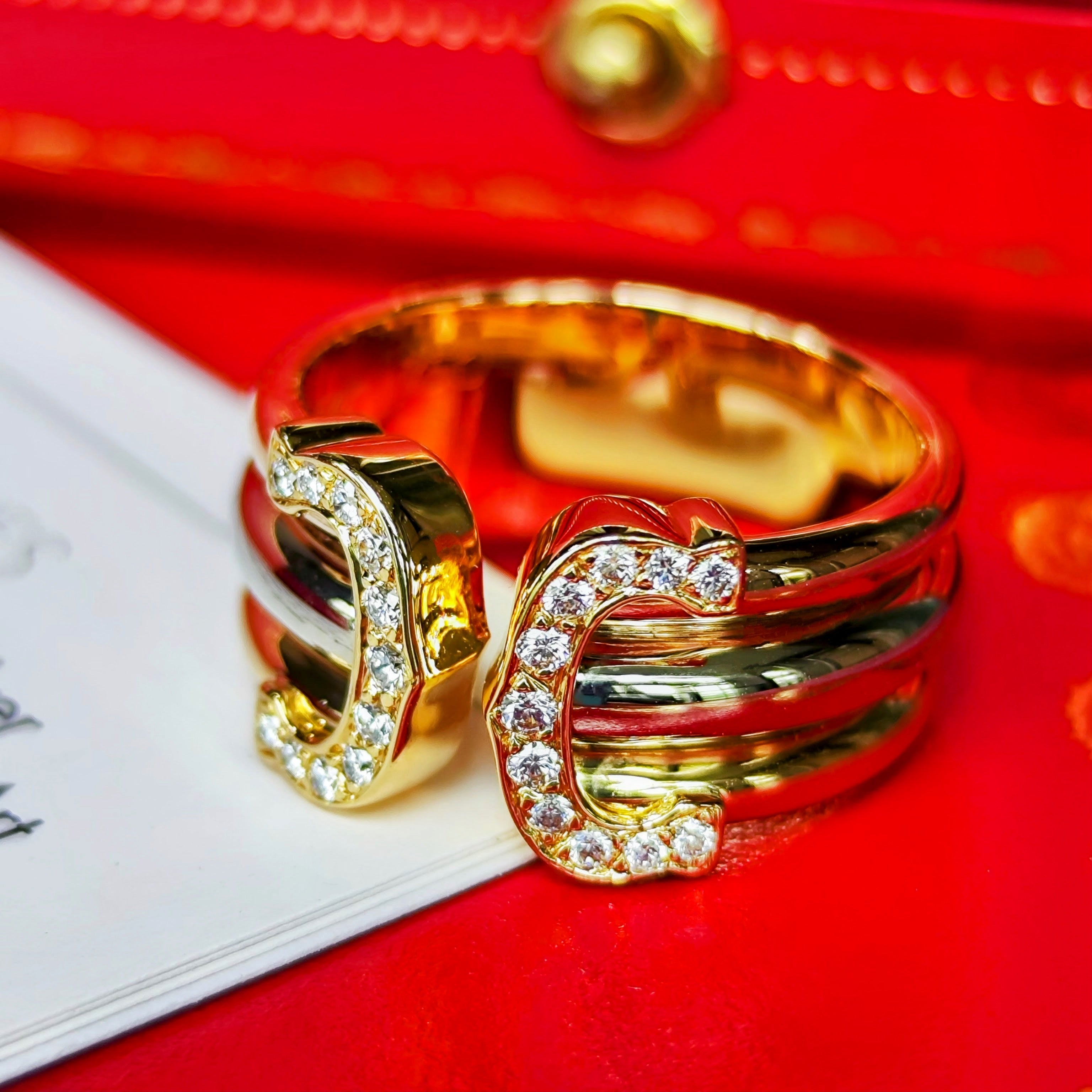 廃盤 Cartier 】カルティエ 2C（デューブル・シー）ダイヤモンド 52