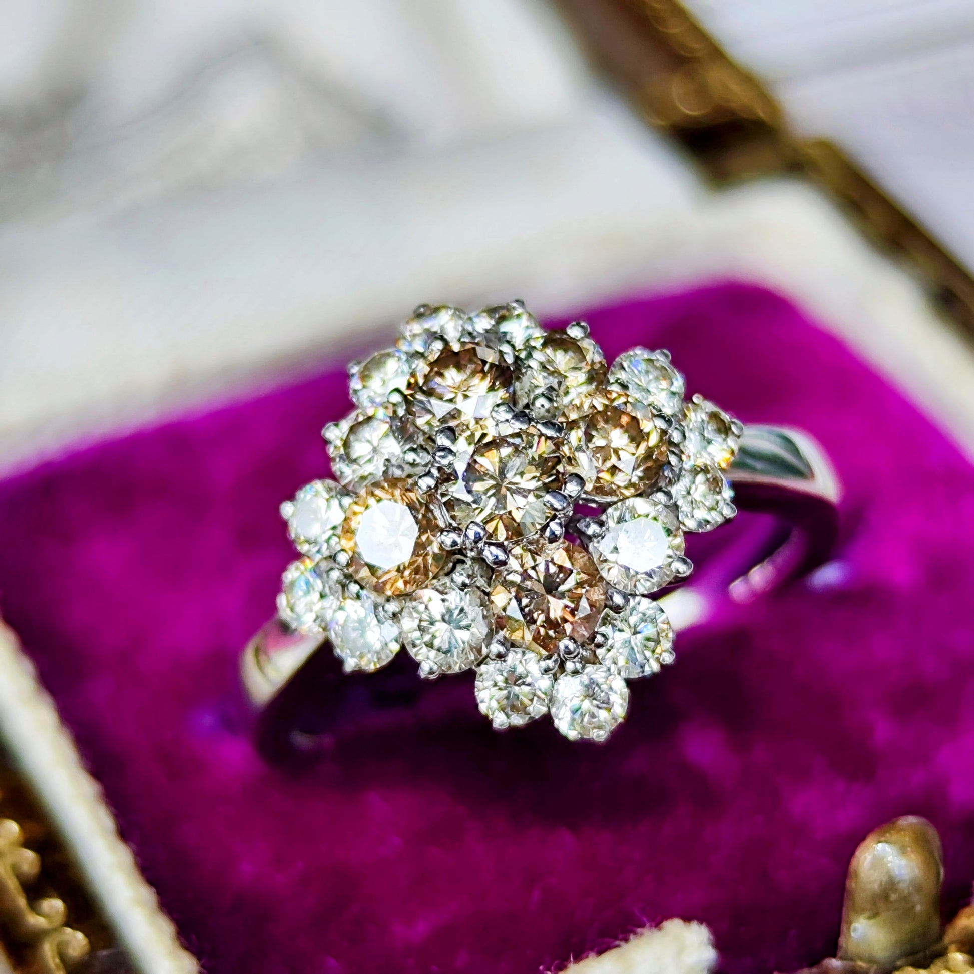 TASAKI 田崎真珠 ブラウンダイヤ 1.38ct リング