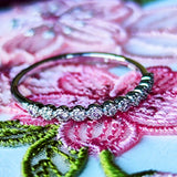 【ピンクダイヤ】天然ダイヤモンド ハーフエタニティリング