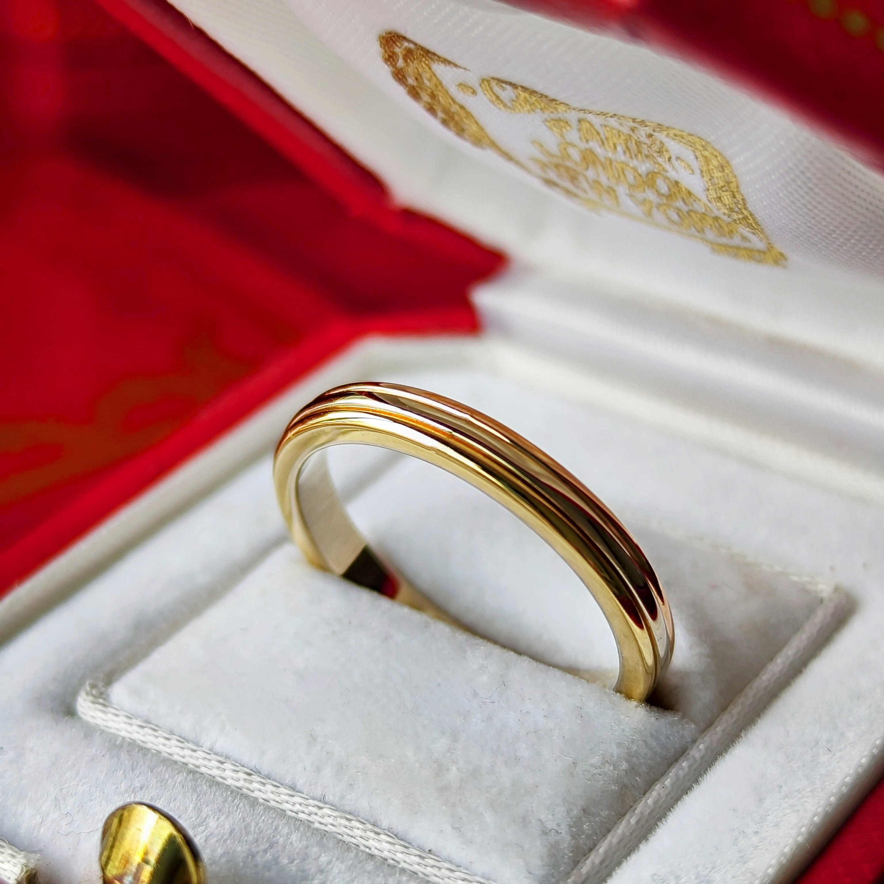 Cartier ヴァンドーム　3色リング　サイズ52、56 Cartier カルティエ ヴァンドーム 18金 スリーカラーリング – Mico宝飾店