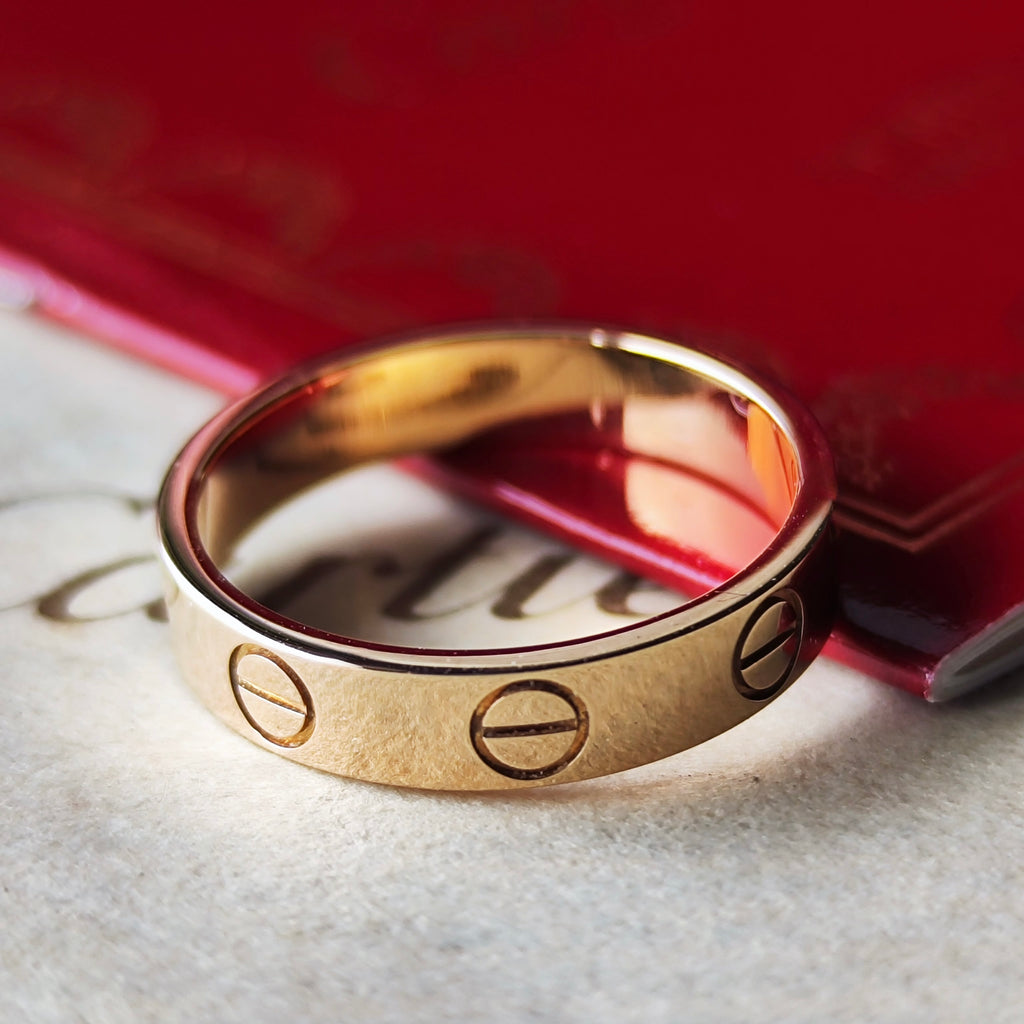 Cartier カルティエ ミニラブリング 18金PG 48