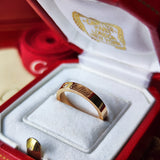 Cartier カルティエ Cドゥ ダイヤモンド リング 18金PG 7号