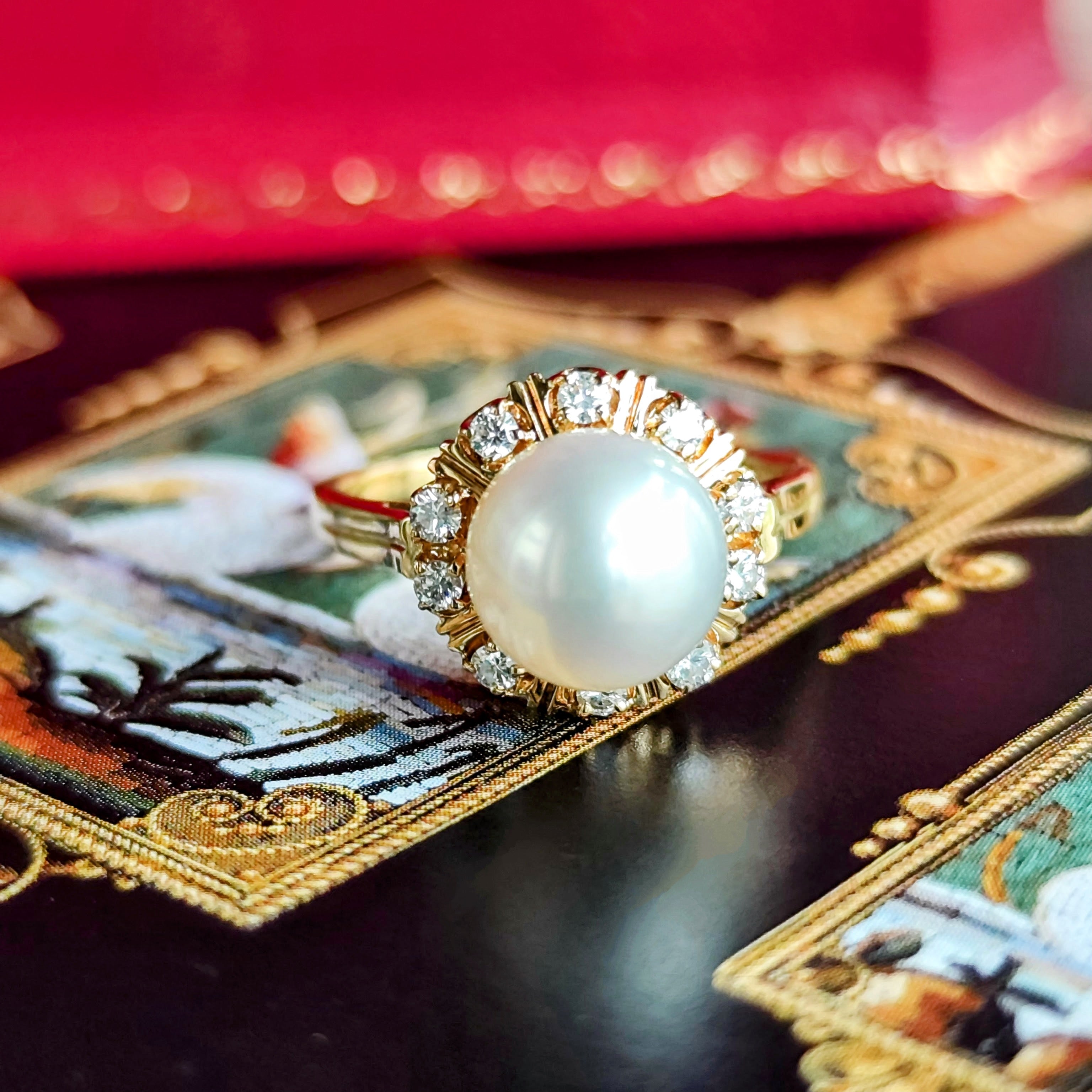 MIKIMOTO ミキモト あこや真珠 天然ダイヤモンド リング – Mico宝飾店