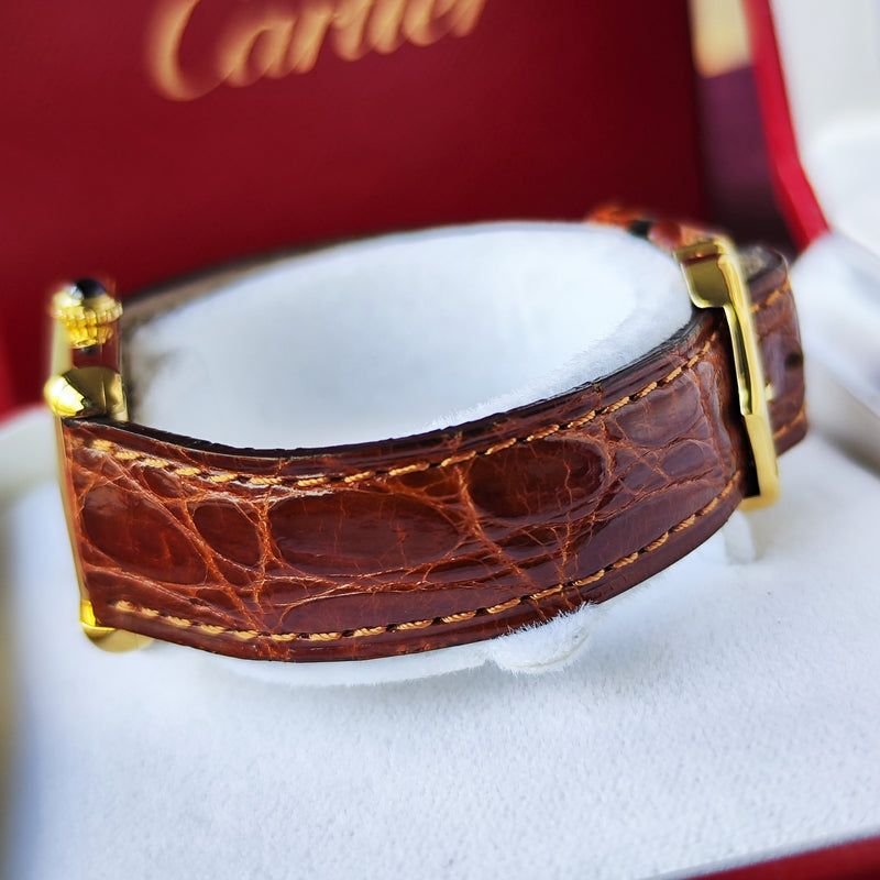 Cartier カルティエ マストタンク クォーツ 純正ベルト 純正尾錠