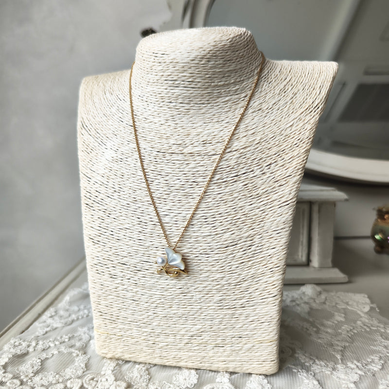 MIKIMOTO ミキモト あこや真珠 マザーオブパール ネックレス