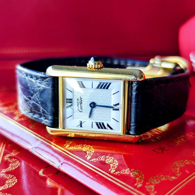 Cartier カルティエ マストタンク クォーツ腕時計