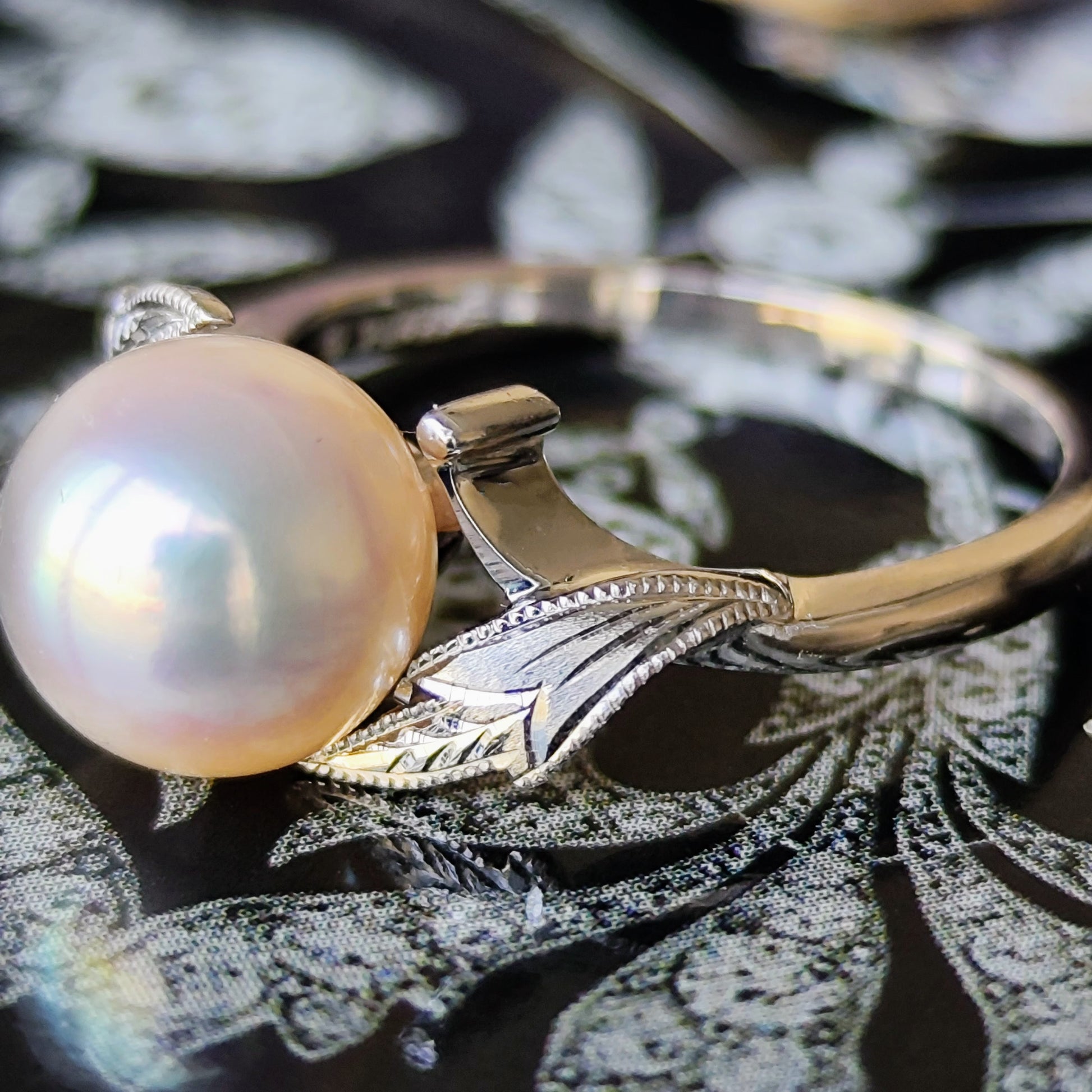 MIKIMOTO ミキモト あこや真珠 プラチナリング