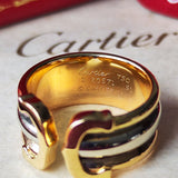 Cartier カルティエ 2C（デューブル・シー）18金 11号 リング