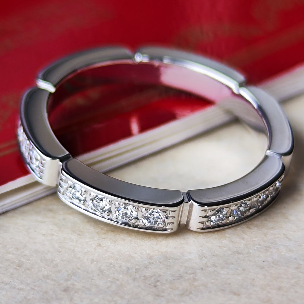 Cartier カルティエ マイヨンパンテール ダイヤモンド リング K18WG 49