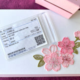 【ピンクダイヤ】FANCY INTENSE PURPLISH PINK プラチナリング