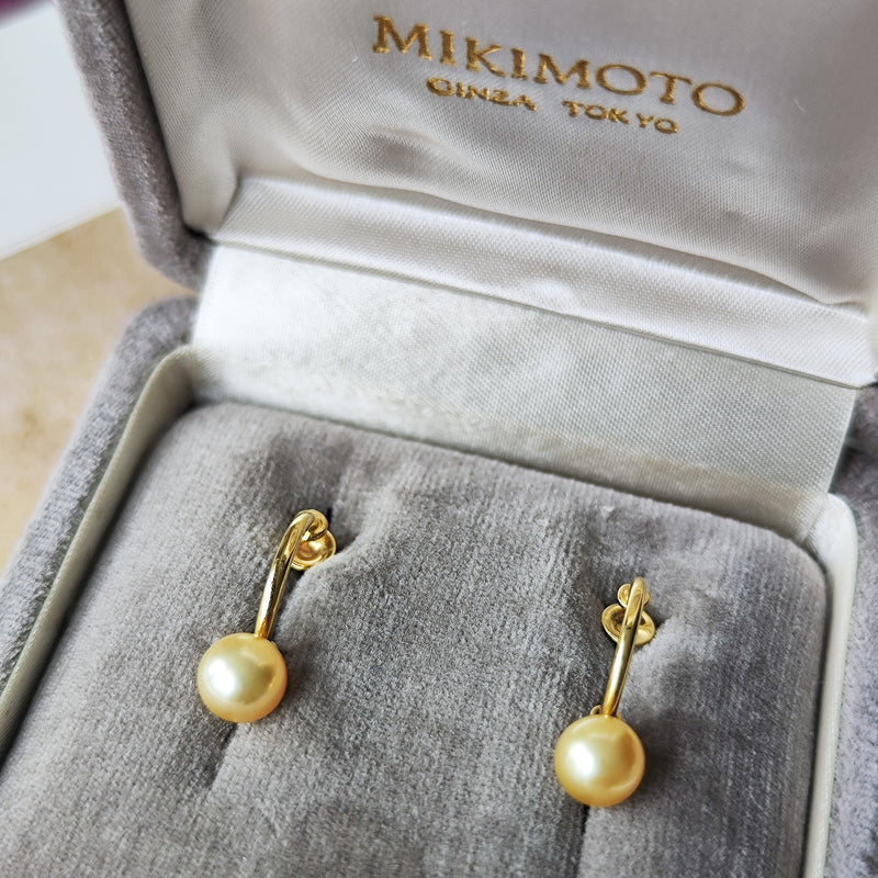 MIKIMOTO ミキモト フープイヤリング