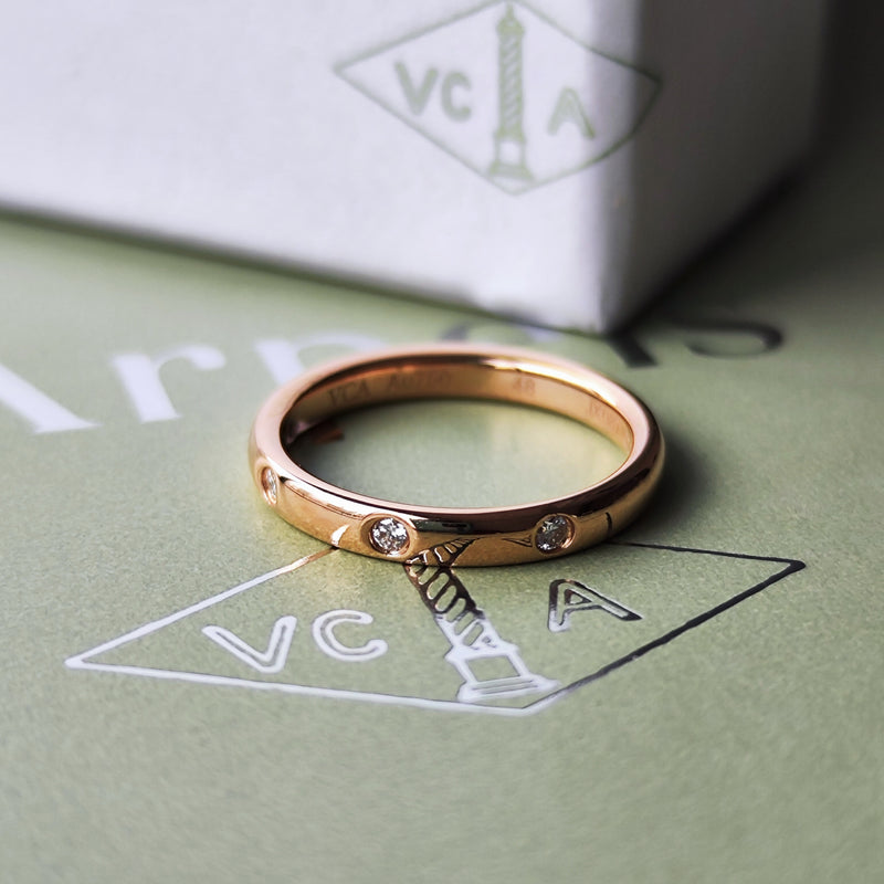 Van Cleef & Arpels ヴァンクリーフ&アーペル アンフィニエトワール ダイヤモンド 18金PG 48