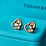 TIFFANY &Co ティファニー オープンハート 18金PG ピアス