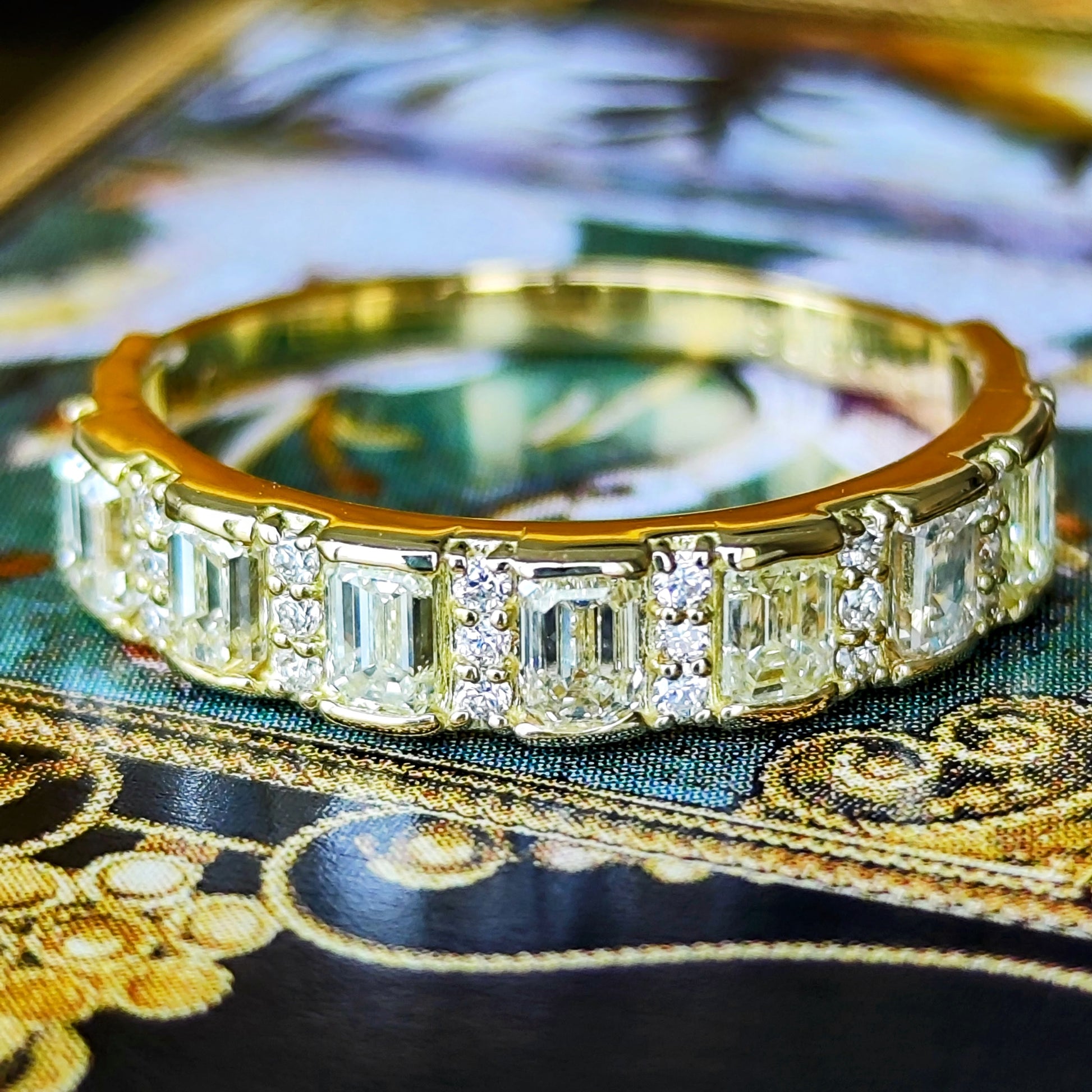 天然ダイヤモンド 0.90ct 18金リング